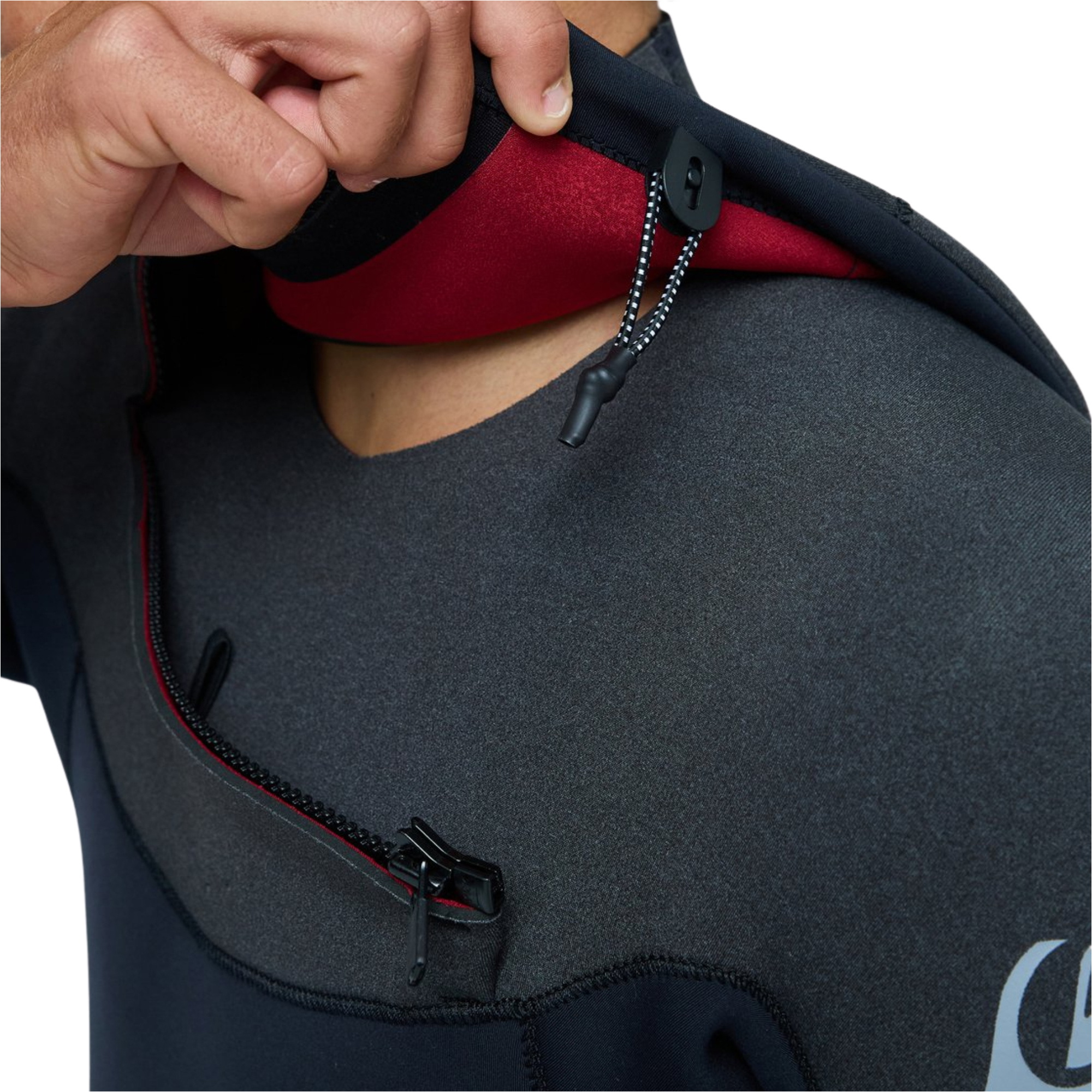 2026 Quiksilver Mens Everyday Sessions 3/2mm Chest Zip Wetsuit 25AW213510 - Black Heather